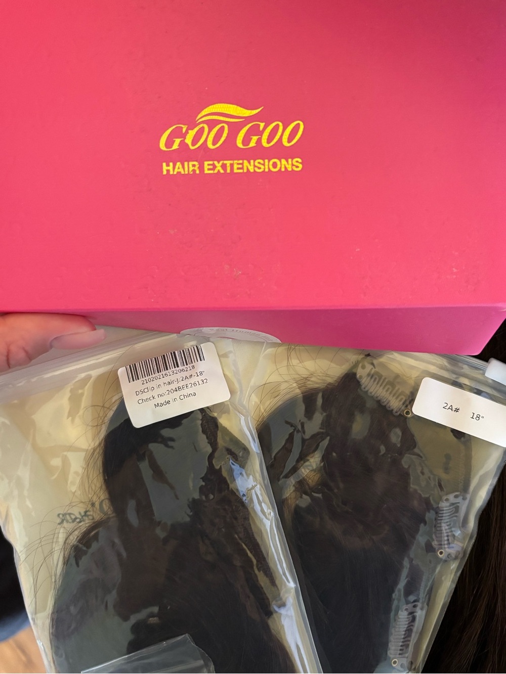 Goo Goo Clip-In Human Hair Extensions